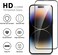 Iphone 15 Pro Screen Protector Tempered Glass,3D Curved Edge High Definition Anti Scratch 9H Hardness Bubble-Free Case Friendly Full Glue Screen Protector for Iphone 15 Pro 5G 2023 (5D Glass Black)
