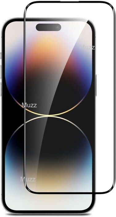 Iphone 15 Pro Screen Protector Tempered Glass,3D Curved Edge High Definition Anti Scratch 9H Hardness Bubble-Free Case Friendly Full Glue Screen Protector for Iphone 15 Pro 5G 2023 (5D Glass Black)
