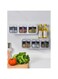 Triangle Wall Mounted Spice Jars with Handle, Cover &amp; Spoon, Moistureproof . Box, Stackable Spice Organizer, Spice Tin, Dressing &amp; Spice Dispenser Storage Container (3 Grid, White)