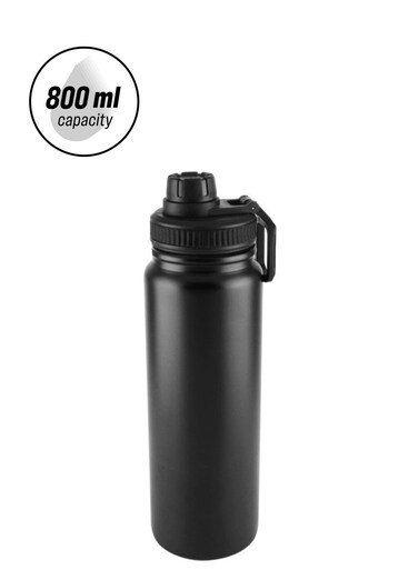 Stainless Steel Vacuum Flask Black