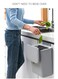 9L Kitchen Compost Bin For Counter Top or Under Sink Hanging Small Trash Can With Lid