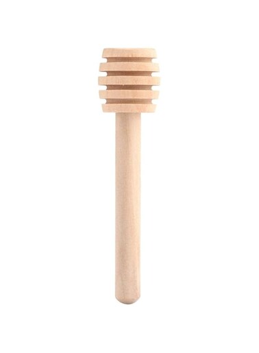 Bestpicks 1 Pcs Mini Home Wooden Honey Spoon Stick Jam Honey Dipper Jar Dispensing Collecting Stirring Rod Stick