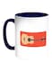 Classic Guitar Printed Coffee Mug White/Blue