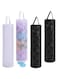 KASTWAVE 4 Pack Plastic Bag Holder - Kitchen Hanging Mesh Storage Organizer for Grocery &amp; Trash Bags, Space-Saving Dispenser for Easy Access