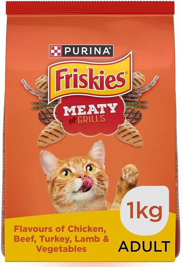 Friskies Purina Dry Cat Food Meaty Grill 1kg