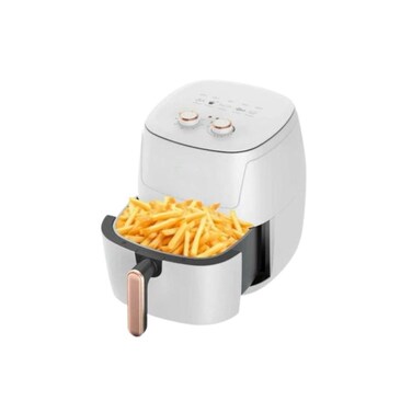Electric Air Fryer 5.2L 1350W Oil Free Cooker with Temperature Control &amp; Timer for Healthy Cooking