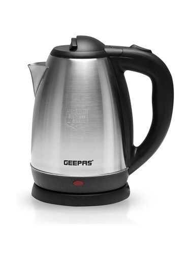 Electric Tea Kettle 1.8 L, Auto Shut Off And Boil Dry Protection, Safety Lock Lid, 360 Degree Rotational Base, Stainless Steel, Ergonomic Handle, Perfect Pour, Large Capacity 1.8 L 1500 W GK5454B
