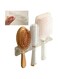 Wbgraceful Wall Mounted Acrylic Hair Tool Holder with Adhesive - 3 Hole Hair Brush and Comb Organizer for Bathroom - Fits Hot Tools Diameter 1.34-1.57 In - Transparent