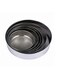 Round Shaped Flour Strainer Silver