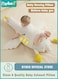 Exhaust Pillow, Breathable and Soft Toddler Nursery Pillows, Infant Soothing Doll, for Sleeping and Relief of Flatulence, in the Shape of A Large White Goose