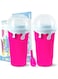 Slushy Maker Cup 500ml &ndash; DIY Smoothie &amp; Milkshake Maker for Kids, Magic Slushy Squeeze Cup for Homemade Drinks, Ice Maker for Smoothies, 2-Pack Pink Slushy Cups