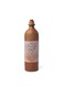 Terracotta Water Bottle Handmade   Mitti Bottle with Cork Stopper   Two-Tone Leaf Art Design   Natural Cooling   Eco-Friendly   1L