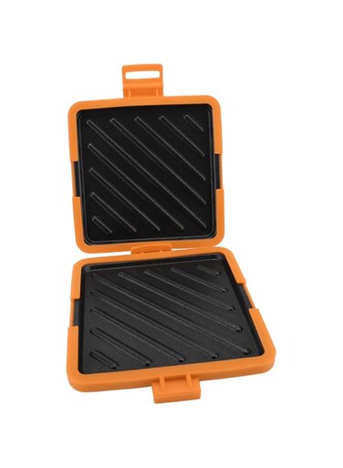 Microwave Sandwich Maker, Microwave Toastie Maker Toastie Sandwich Maker Microwavable Toastie Maker with Adjustable Silicone Straps for Cooking Breakfast, Grilled Cheese (Orange)