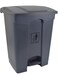 Saqoclean 45 Litre Waste Bin   Dust Bin   Garbage Bin   Pedal Bin   Trash Bin   Step on Waste Bin with Pedal Dark Grey