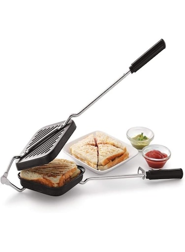 KSJONE Multifunction Double Sided Sandwich Hand Toaster, Sandwich Maker Grill, Hand Toaster, Sandwich Maker, Sandwich Toaster, Toaster, Grill Sandwich Maker, Gas Sandwich Toaster