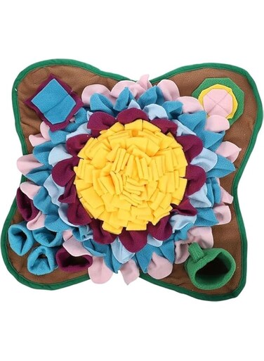 KATGROCHIR Pet Sniffing Pad, Dog Slow Food Mat Anti Slip Bottom Environmentally Friendly Felt Fabric Feeding Mat Pet Smell Mat Pet Training Cushion Washable