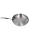 DNEI Stainless Steel Frying Pan, Thick, Non-Coated, Widely Used, 3-Layer Stainless Steel Frying Pan (30cm)