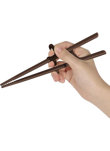 Chopsticks for Adults Right-Handed - Beginner Helper, Trainer, Easy Practice Chopsticks