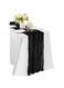 YARDHOBI Cheesecloth Table Runner, 10Ft Gauze, Boho Rustic Dusty Cheese Cloth Table Runner, Boho Gauze Table Runner, Summer Table Runner, for Baby Shower Decoration Wedding Easter (35x120Inch, Black)