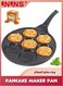Pancake Pan,Nonstick Griddle Maker With 7 Holes Animal Molds,Breakfast Pan For Pancake,Blinis,Omelettes,Fried Eggs