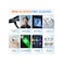AI Smart Glasses with HD Camera, Bluetooth Audio, WiFi, Interchangeable Lenses &amp; Voice Assistant