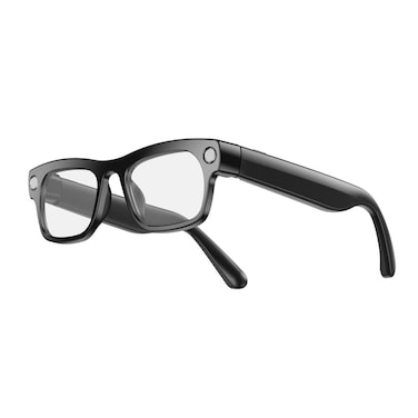 AI Smart Glasses with HD Camera, Bluetooth Audio, WiFi, Interchangeable Lenses &amp; Voice Assistant