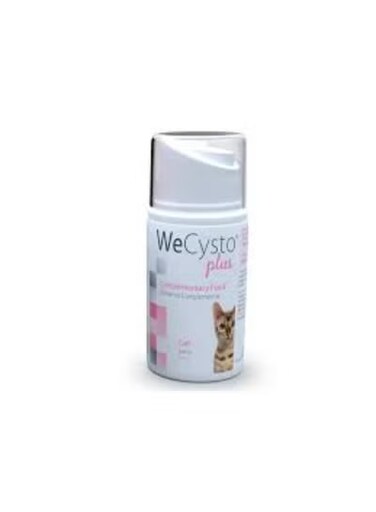 جل WePharm WeCysto Plus لدعم صحة المسالك البولية للقطط والكلاب لصحة المثانة وتقليل التوتر 50 مل من ڤارماسي