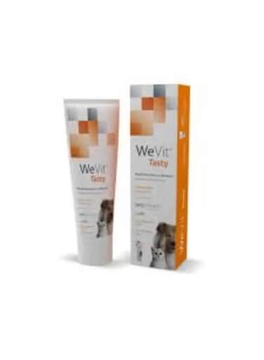 معجون وي فارم وي فيت اللذيذ متعدد الفيتامينات والمعادن، محفز للشهية وداعم غذائي للكلاب والقطط 100 غرام من ڤارماسي