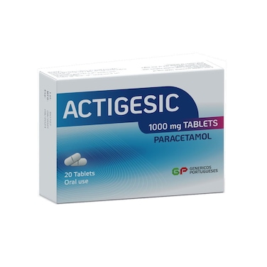 Actigesic 1000 Mg Tab 20S
