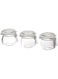 Ikea Glass Jar Set- 130 ml, 3 Pieces, Transparent