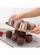 iToids Canele Mold Cake Pan, Non-Stick Canele Baking Pan for Oven Carbon Steel Caneles molds Bakeware Tools Canele French Pastry Molds Muffin Cake Mould (6-Cavity)
