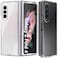 Muzz Case for Samsung Galaxy Z Fold 4 Case [Slim Fit] Hard Transparent PC Cover, Shock-proof Bumper Phone Case for Samsung Galaxy Z Fold 4 5G 2022- Crystal Clear