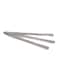 3-Piece Table Knife Set &ndash; Silver Finish, Stainless Steel, 28x6x3 cm, Elegant Dining Cutlery