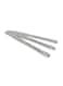 3-Piece Table Knife Set &ndash; Silver Finish, Stainless Steel, 28x6x3 cm, Elegant Dining Cutlery