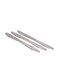 3-Piece Table Knife Set Silver &ndash; 27 x 6 x 2 cm Stainless Steel Cutlery