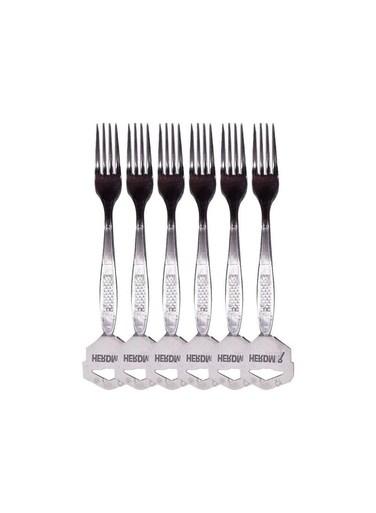 Flecha Table Fork 6-Piece Set – Ideal for Salad, Dessert, Appetizers & More – Dishwasher Safe