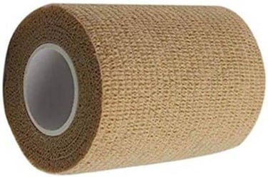 Bastos Viegas Conforming Cohesive Elastic Bandage, Made Of Cotton, Polyamide &amp; Polyurethane, Durable, Washable And Easy To Fit, 4M X 4cm