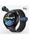 Nodizz N61 high Definition Large Screen Waterproof 5G Digital Front Camera Sim Waterproof Droplet Screen Video Call Instagram Android Smart Watch, Long Battery Life for App Store &amp; Android (Black)