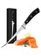 Joeji's Fish Filleting Chef Knife 32cm Stainless Steel - Boning Knife with Ergonomic Handle &amp; Protective Sheath - Flexible &amp; Small Kitchen Knife for Fish or Meat Skinning Trimming Deboning &amp; More