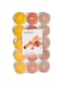 BOLSIUS Fragranced Tealights-Sugar &amp; Spice Scented-Multi Coloured-4hr-pack 30, Wax, One Size, 101826944487