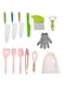 VHYUAH Kids Knife Set for Real Cooking,Toddler Knife Set,13PCS Kid Safe Knife Set for Real Cooking with Veggie Peeler,Crinkle Cutter,Cut Resistant Glove,Kitchen Tongs and Silicone Kitchen Spatula