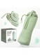 Foldable Drinking Water Bottle 600ml, BPA-Free, Foldable Sports Water Bottle, Portable Drinking Bottle, Thickened, Leak-Proof, Odorless, Suitable for Cycling, Outdoor Camping, Hiking, Travel (Green)