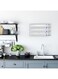 Wrap Organizer - Space-Saving Vertical Dispenser with Cutters for Foil, Plastic Wrap &amp; Parchment Paper