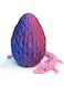 Flavery Dragon Egg - 3D Printed Egg with Flexible Pearly Sheen Dragon, 3D Printed Gift, Articulated Crystal Dragon Figurine Decor, Home Decor(12" Dragon)