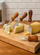 Flat Cheese Cutter Slicer Fork Knives