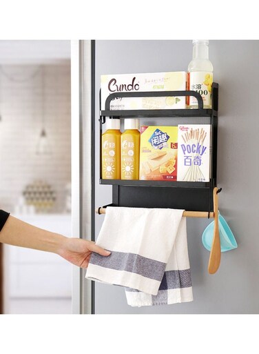 Refrigerator Organizer Black 35cm