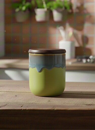 And Twine Multicolour Pickle Jar-A Set of 2