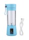 Portable Electric Fruit Juicer Blue