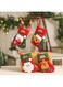 Maytusai 4 Pack Mini Christmas Stockings Decorations Small Santa Stocking with Snowman Polar Bear Santa Claus and Reindeer, for Small Gift Xmas Christmas Tree Fireplace Holiday Party Favors