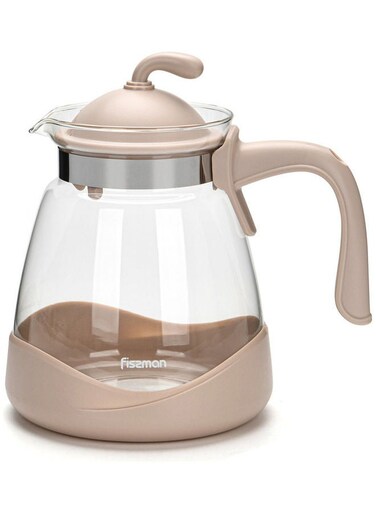 Pitcher Jug With Stylish And Compatible Design Beige/Clear 2000ml